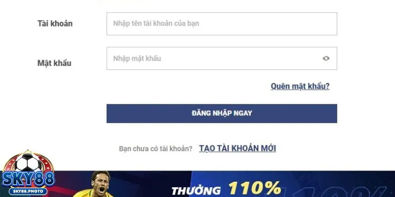 Chi tiết 4 bước đăng nhập cực nhanh vào nhà cái Sky88